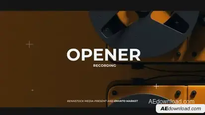 Recording Opener Openers template preview