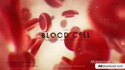 Red Blood Medical Opener Openers template preview