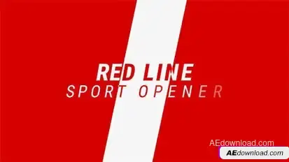 Videohive Red Line / Sport Promo Openers template preview