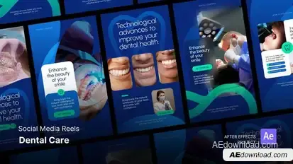 Reels - Dental Care After Effects Project Files Openers template preview