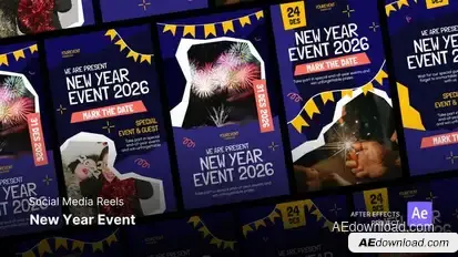 Reels - New Year Product Promo template preview