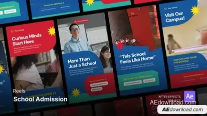 Reels - School Admission Product Promo template preview