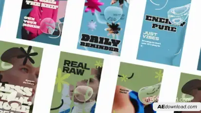 Reels Pack Social Media Openers template preview