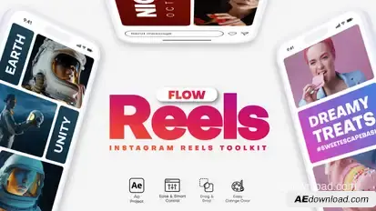ReelsFlow - Instagram Reels Toolkit Elements template preview