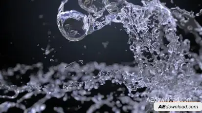 Reflecting Liquid Logo Reveal II Logo Stings template preview