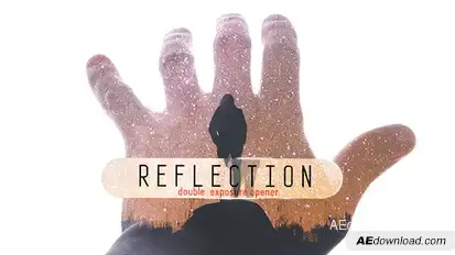 Reflection. Double Exposure Opener Openers template preview