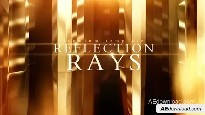 Reflection Rays Video Displays template preview
