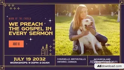 Religion and Church Slider Openers template preview