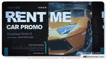 Rent Me - Car Promo Product Promo template preview