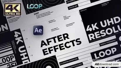 Repeat - Kinetic Posters Titles template preview