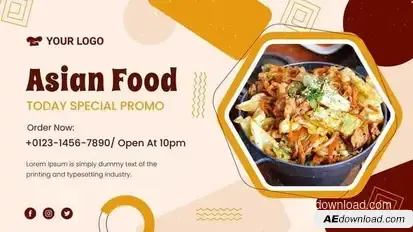 Videohive Restaurant Food Menu Promo 56783673 Openers template preview
