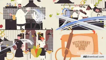 Restaurant Intro Openers template preview