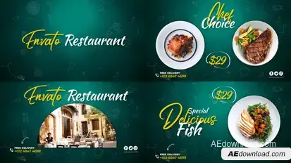 Restaurant Promo Product Promo template preview