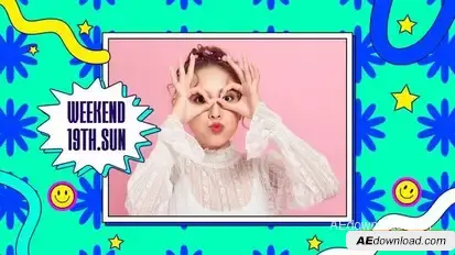 Retro 90s Style Opener Openers template preview