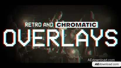 Retro and Chromatic Overlays Elements template preview