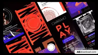 Retro Audio Visualizer Stories Product Promo template preview