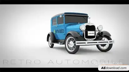 Retro Automobile Opener Logo Stings template preview