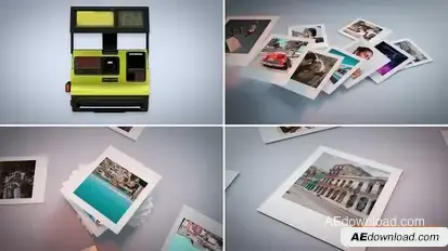 Retro Camera Slideshow Openers template preview