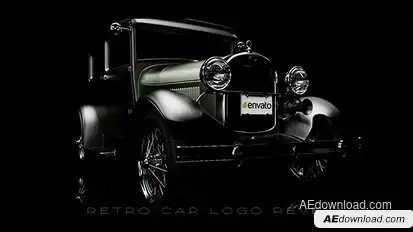 Retro Car Logo Reveal Logo Stings template preview