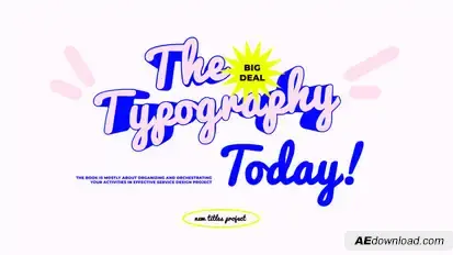 Retro Creative Titles Titles template preview