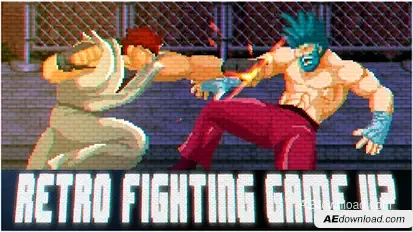 Retro Fighting Game V2 Openers template preview