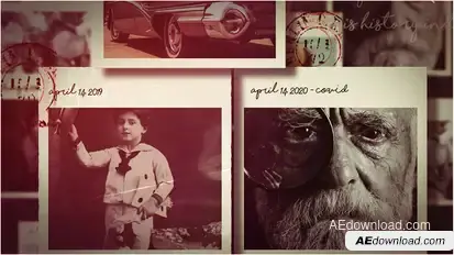Retro Gallery Video Displays template preview