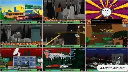 Retro Gameplay – 8-bit 16-bit Elements template preview