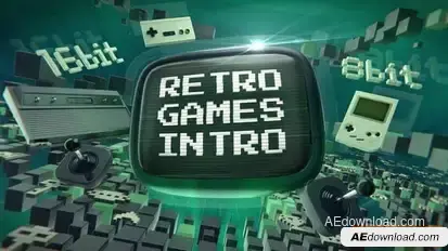 Retro Games Openers template preview