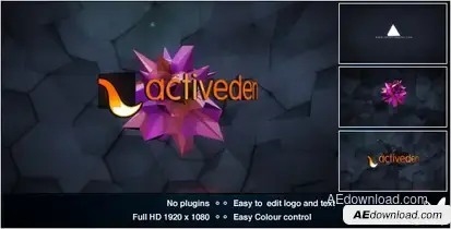 Retro Glitch Logo Logo Stings template preview