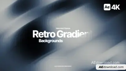 Retro Gradient Backgrounds Elements template preview