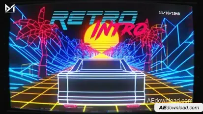 Retro Intro Openers template preview