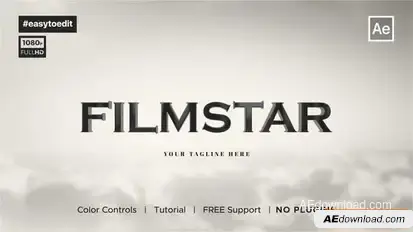 Retro Logo Reveal Logo Stings template preview