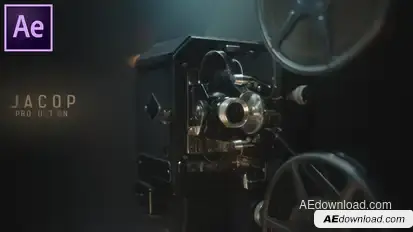 Vintage Memories Film Projector Video Displays template preview