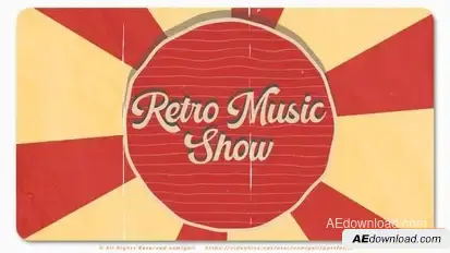 Retro Music Show Openers template preview
