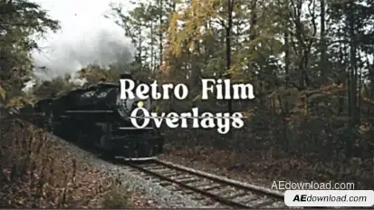 Retro Overlay Elements template preview