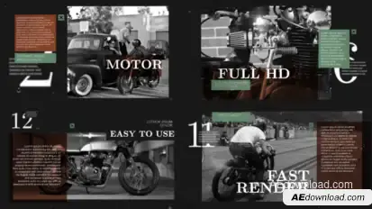 Retro Slideshow - Vintage Memories Openers template preview