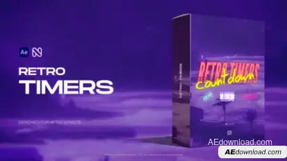 Retro Timers Elements template preview