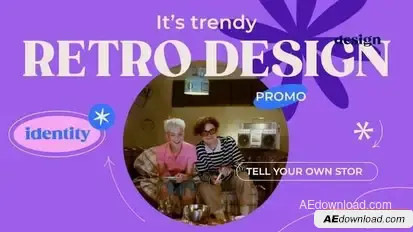 Retro Design Titles Openers template preview