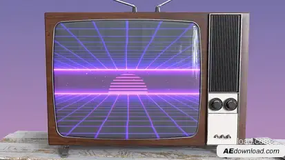 Retro TV Intro Openers template preview