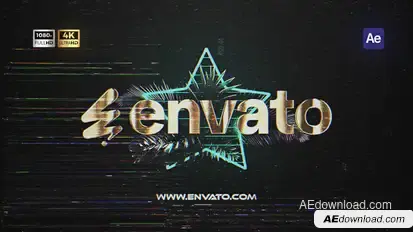 Retro VHS Logo Reveal Logo Stings template preview