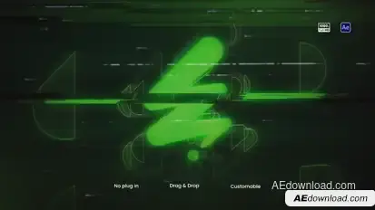 Retro VHS Logo Reveal Logo Stings template preview