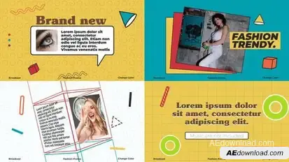 Retro Vibe Promo Openers template preview