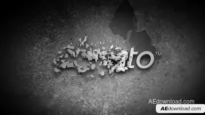 Reverse Slow Motion Bullet Logo Stings template preview