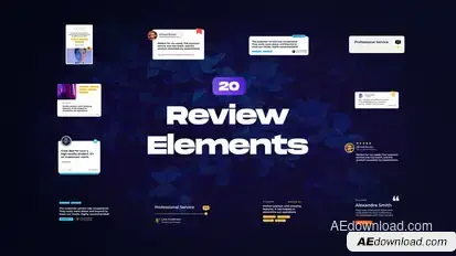 Review & Rating Elements Elements template preview