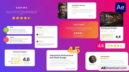 Review Mockups Product Promo template preview