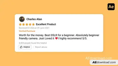 E-Commerce Product & Review Mockups Elements template preview