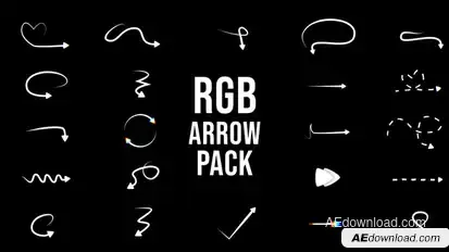 RGB Arrow Pack Elements template preview