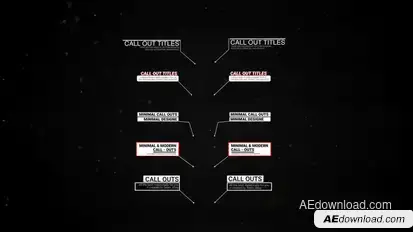 RGB Call Outs | AE Titles template preview