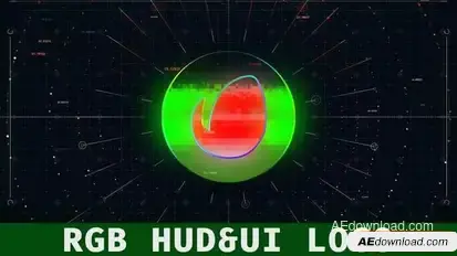 RGB HUD&UI Logo Logo Stings template preview
