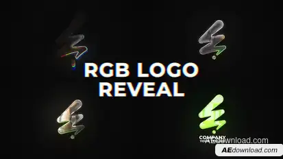 Rgb Light Logo Reveal Logo Stings template preview